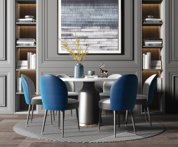 Modern Dining Table And Chairs-ID:760551946