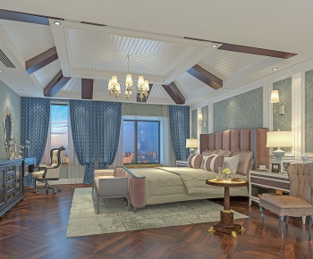 American Style Bedroom-ID:354056185