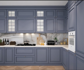 Simple European Style Kitchen Cabinet-ID:649286328