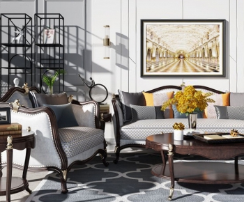 American Style A Living Room-ID:241567698
