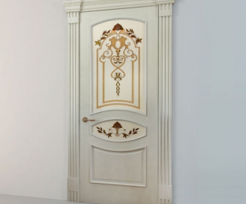 European Style Solid Wood Door-ID:879239922