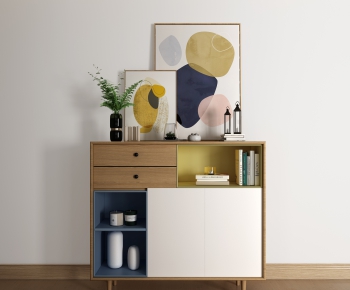 Nordic Style Side Cabinet-ID:569457948