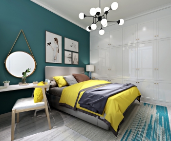 Nordic Style Bedroom-ID:682350987