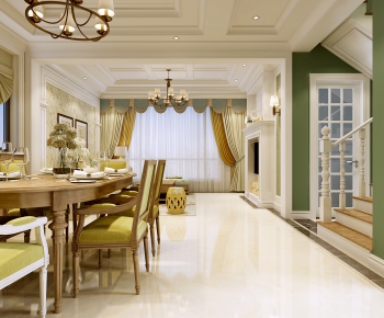 American Style Dining Room-ID:473080346