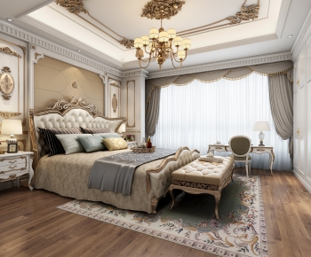 European Style Bedroom-ID:668521194