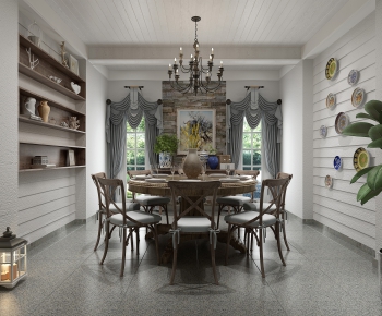 American Style Dining Room-ID:410103634
