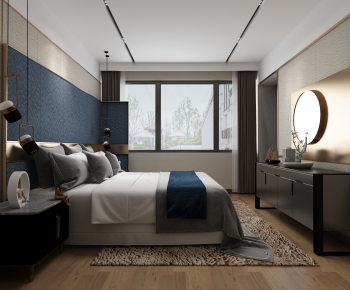 New Chinese Style Bedroom-ID:151083693