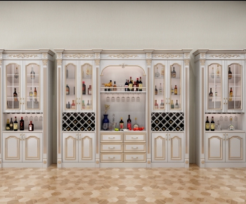 Simple European Style Wine Cabinet-ID:517127435
