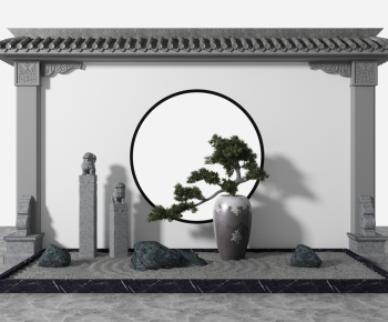 New Chinese Style Garden-ID:728146841