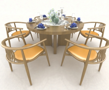 New Chinese Style Dining Table And Chairs-ID:186015178