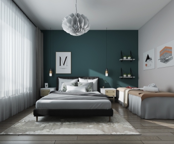 Nordic Style Bedroom-ID:562471689