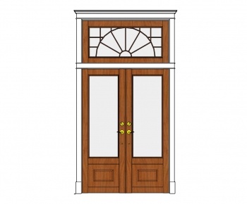 Modern Double Door-ID:292522277