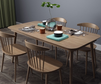 New Chinese Style Dining Table And Chairs-ID:274117826