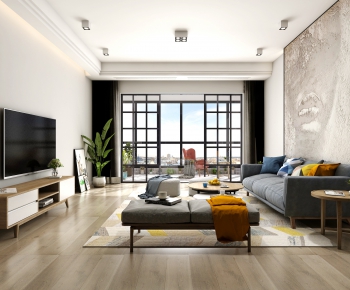 Modern A Living Room-ID:820114745
