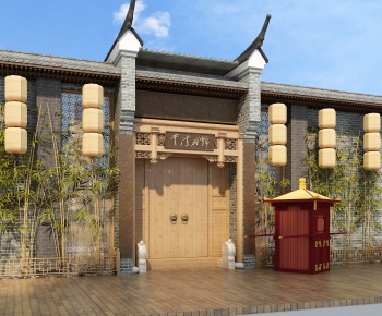 Chinese Style Facade Element-ID:205293477