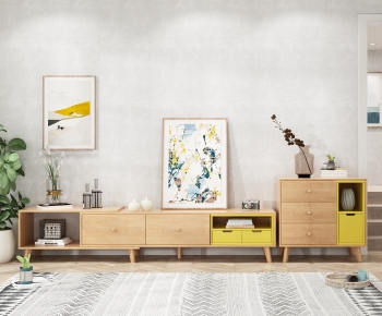 Nordic Style TV Cabinet-ID:772371822