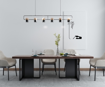 Modern Dining Table And Chairs-ID:768642432