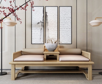 New Chinese Style A Sofa For Two-ID:836748726