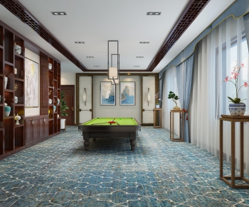 New Chinese Style Billiards Room-ID:806221844
