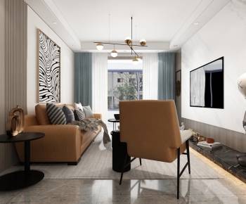 Modern A Living Room-ID:436330518