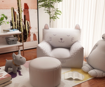 Modern Single Sofa-ID:280433299