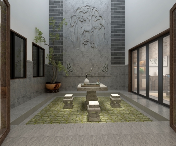 New Chinese Style Courtyard/landscape-ID:951297172