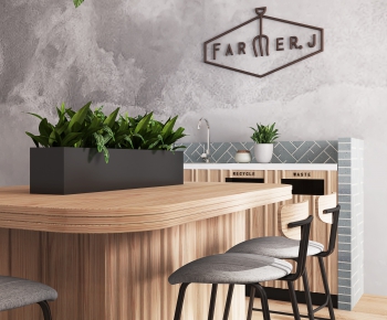 Nordic Style Counter Bar-ID:920315431