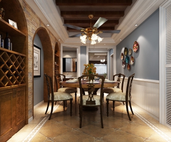 American Style Dining Room-ID:253782773