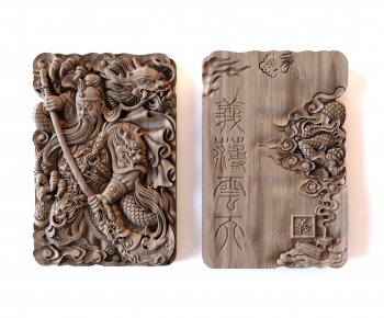 新中式浮雕墙饰组合-ID:382530566
