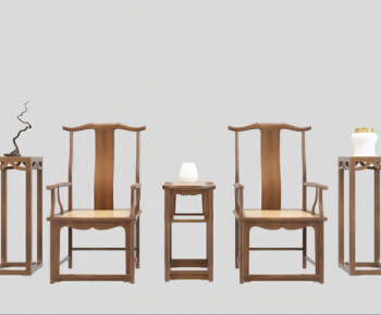 New Chinese Style Single Chair-ID:236401731