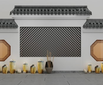 New Chinese Style Building Component-ID:150865839