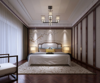 New Chinese Style Bedroom-ID:310369167