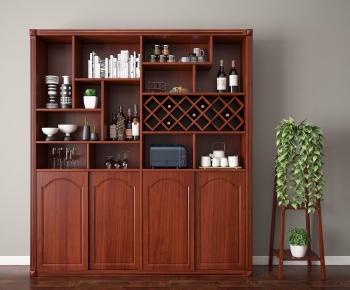 American Style Wine Cabinet-ID:337022171