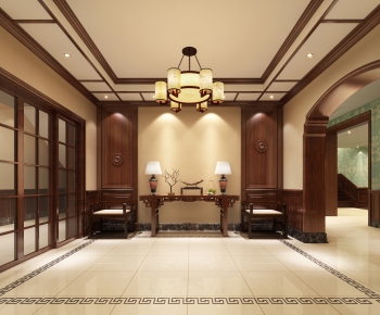 New Chinese Style Hallway-ID:364381761