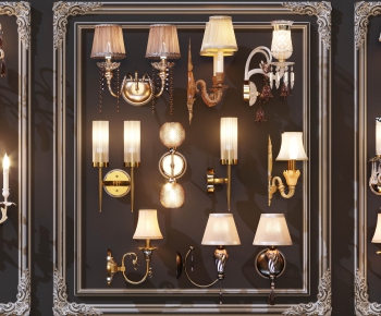 Simple European Style Wall Lamp-ID:723366838