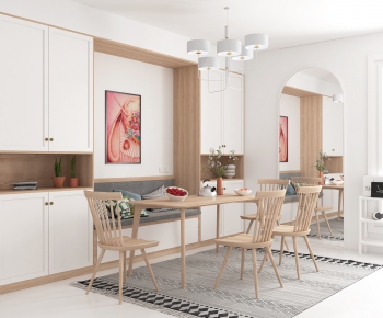 Nordic Style Dining Room-ID:499201175