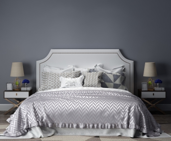 Modern Double Bed-ID:675081667