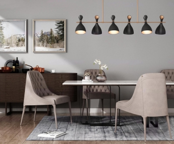 Nordic Style Dining Table And Chairs-ID:260205669