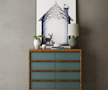 Nordic Style Side Cabinet/Entrance Cabinet-ID:576114482