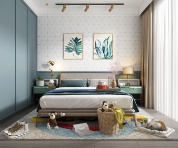 Nordic Style Bedroom-ID:945962379