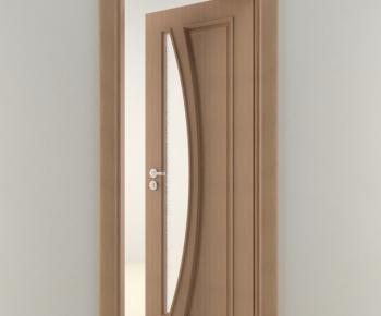 Modern Solid Wood Door-ID:969905122