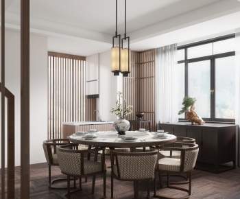 New Chinese Style Dining Room-ID:508970436