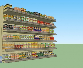 Modern Supermarket Shelf-ID:199058496
