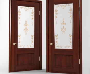 Modern Solid Wood Door-ID:511644551
