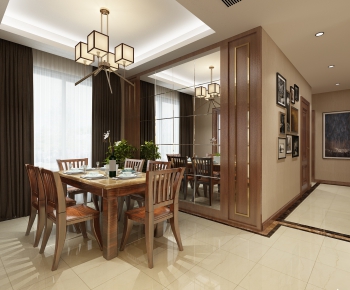 Southeast Asian Style Dining Room-ID:365248898