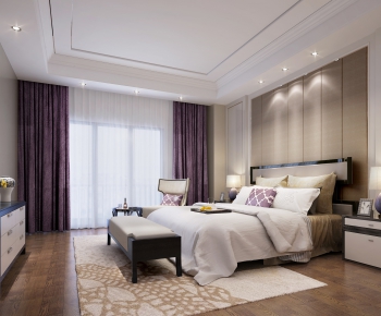 New Chinese Style Bedroom-ID:266278383