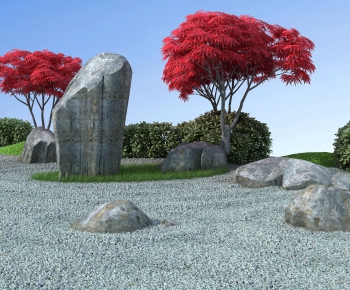 New Chinese Style Garden Landscape-ID:245381565