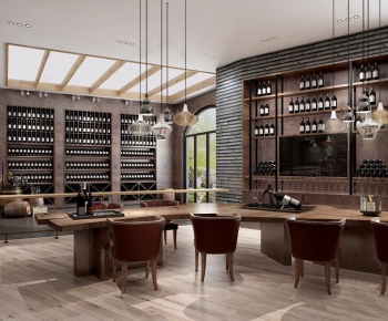Modern Wine Cellar/Wine Tasting Room-ID:611311847