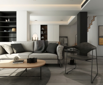 Modern A Living Room-ID:409306658