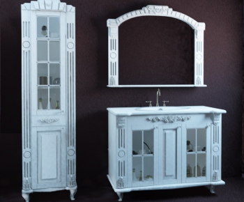 European Style Bathroom Cabinet-ID:182718447